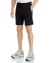 Hugo Boss Stretch-jersey Pajama Shorts With Embroidered Logo In Black