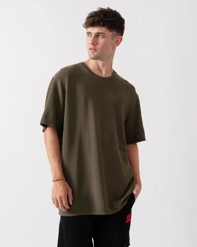 Hugo Boss Rib T-shirt 10265768 01 In Green