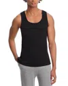 Hugo Boss Three-pack Of Cotton Tank Tops With Embroidered Logos In Black