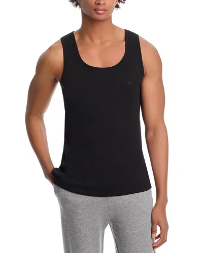 HUGO BOSS RIBBED CLASSIC TANKS, PACK OF 3