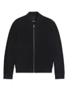 Hugo Boss Regular-fit Biker Jacket In Metis Suede In Black