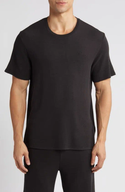 Hugo Boss Black Rib T-shirt In Black 001