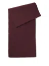 Hugo Boss Beckham X Scarf In Virgin Wool And Cashmere In Burgundy