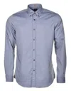 Hugo Boss Rickert Long Sleeve Oxford Shirt Navy In Blue
