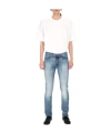 Hugo Boss Ripped Low-rise Skinny Jeans In White