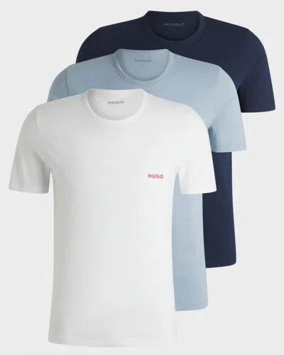 Hugo Boss Rn Triplet 3-pack Mens T-shirts In White