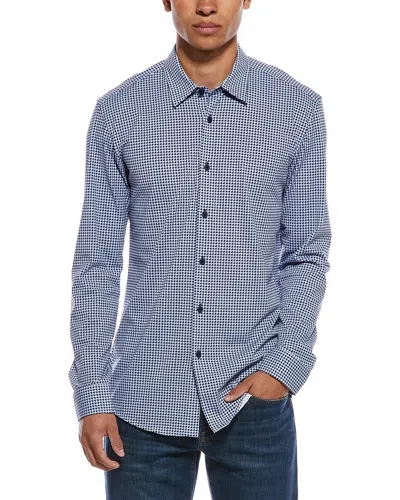 Hugo Boss Roan Kent Pattern Shirt In Blue