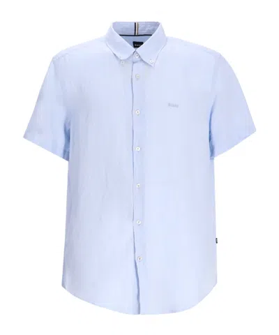 Hugo Boss Roan Shirt In Blue