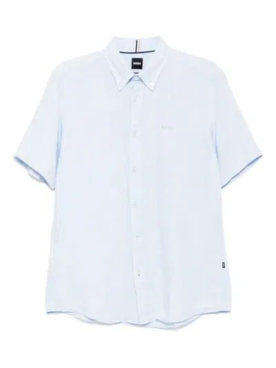 Hugo Boss Roan Shirt In Blue