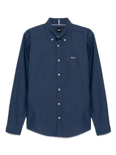 Hugo Boss Roan Shirt In Blue