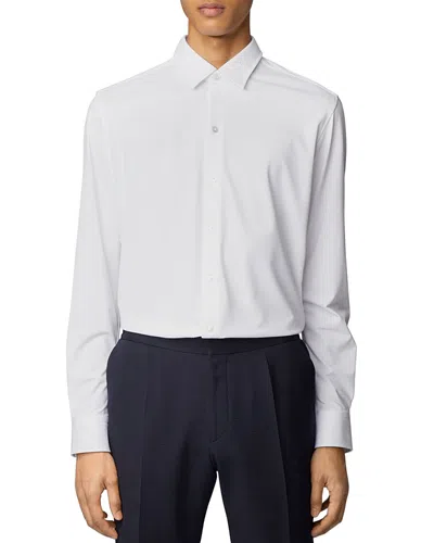 Hugo Boss Robbie Regular Fit Shirt In White