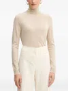Hugo Boss Roll-neck Long-sleeve Sweater In White