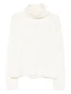 Hugo Boss Roll-neck Sweater In Multi