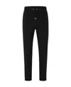 Hugo Boss Rolling-edged Sweatpants In Black