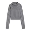 Hugo Boss Rollneck Sweater In Virgin Wool And Cashmere In Gray
