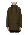 Hugo Boss Rope-drawn Casual Jacket In Green