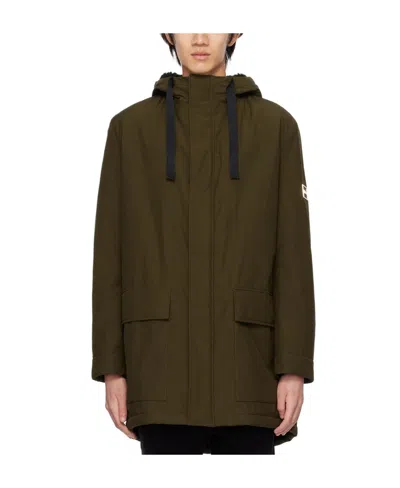 Hugo Boss Rope-drawn Casual Jacket In Green
