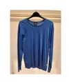 Hugo Boss Round Collar And Long-sleeved T-shirt In Blue