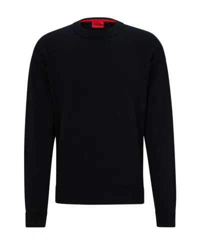 HUGO BOSS ROUND-COLLAR LONG-SLEEVE HOODIE