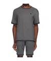Hugo Boss Gray Monogram T-shirt In Black