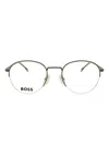 Hugo Boss Round-frame Glasses In Gray