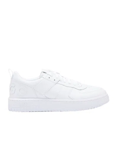 Hugo Boss Round-headed Professional Sports Shoes In White