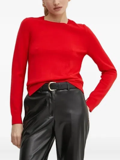 HUGO BOSS ROUND-NECK LONG-SLEEVE SWEATER