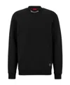 Shop Hugo Boss Round-neck Pullover Sweater In Black