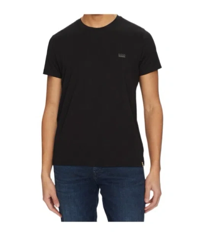 Hugo Boss Round Neck Short Sleeve T-shirt In Black