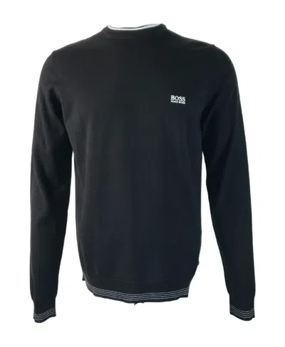 Hugo Boss Round Neck Sweater In Black