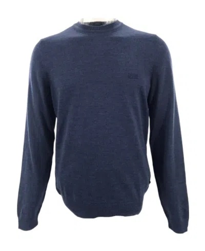 Hugo Boss Round Neck Sweater In Blue