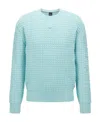 Hugo Boss Round Neck Sweater In Blue