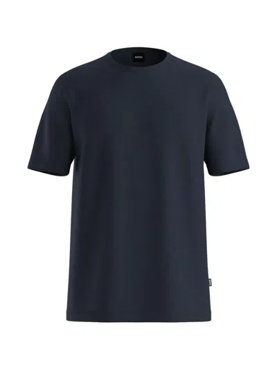 Hugo Boss Round-neck T-shirt In Blue