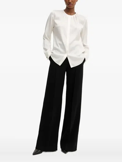 Hugo Boss Round-neck Top In White