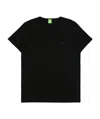 Hugo Boss Round-necked Logo T-shirt In Black
