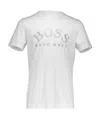 Hugo Boss Round-necked Logo T-shirt In White