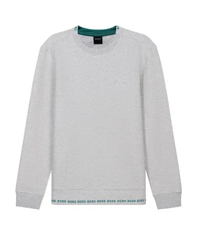 Hugo Boss Round-necked Sweater In White