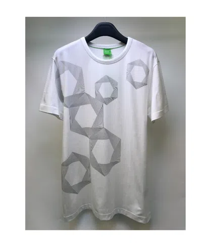 Hugo Boss Round-necked T-shirt In Gray