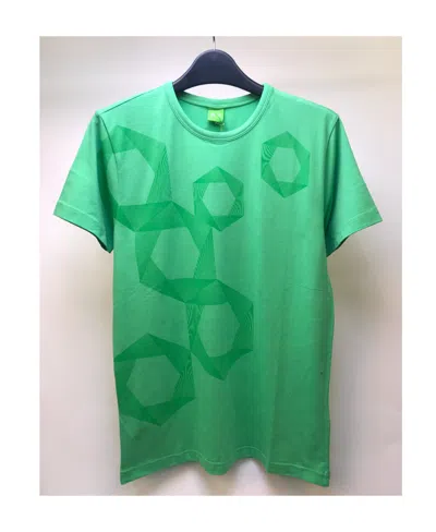 Hugo Boss Round-necked T-shirt In Green