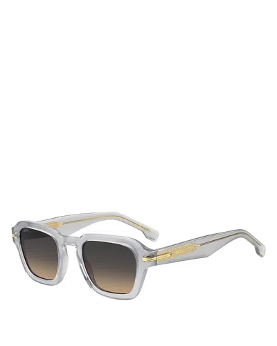 Hugo Boss Round Sunglasses, 49mm In White