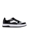 Hugo Boss Round Toe Low-top Casual Shoes In Black