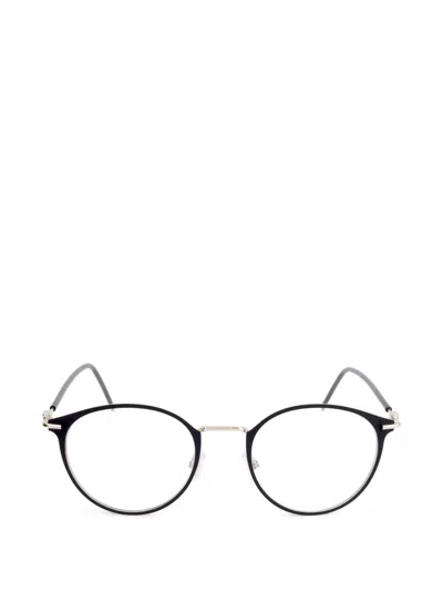 Hugo Boss Round-frame Glasses In Black