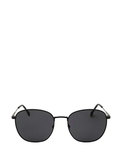 Hugo Boss Round-frame Sunglasses In Black