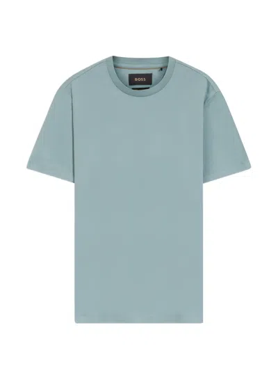 Hugo Boss Round-neck T-shirt In Blue