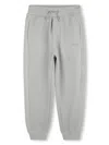 Hugo Boss Rubberised-logo Track Pants In Grey