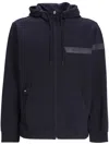 Hugo Boss Kapuzenjacke Mit Reissverschluss In Blau
