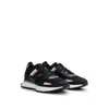 Hugo Boss Running-style Trainers With Eva-rubber Outsole In Black