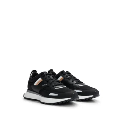 HUGO BOSS RUNNING-STYLE TRAINERS WITH EVA-RUBBER OUTSOLE