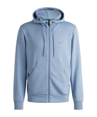 Hugo Boss Saggy Hoodie In Blue