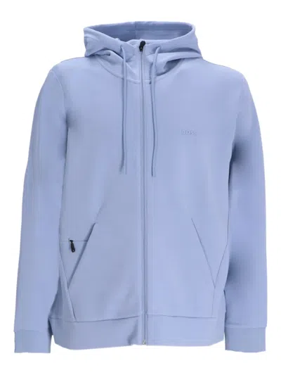 Hugo Boss Saggy Hoodie In Blue